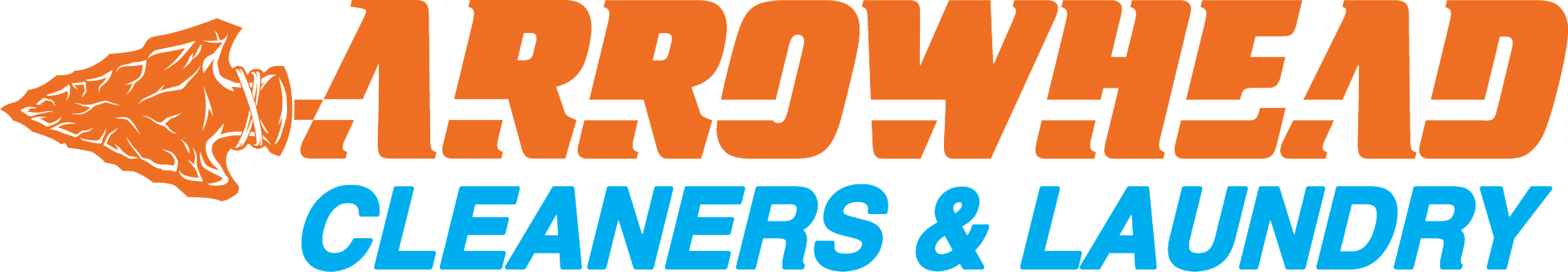 Logo with an orange arrowhead graphic and text reading 